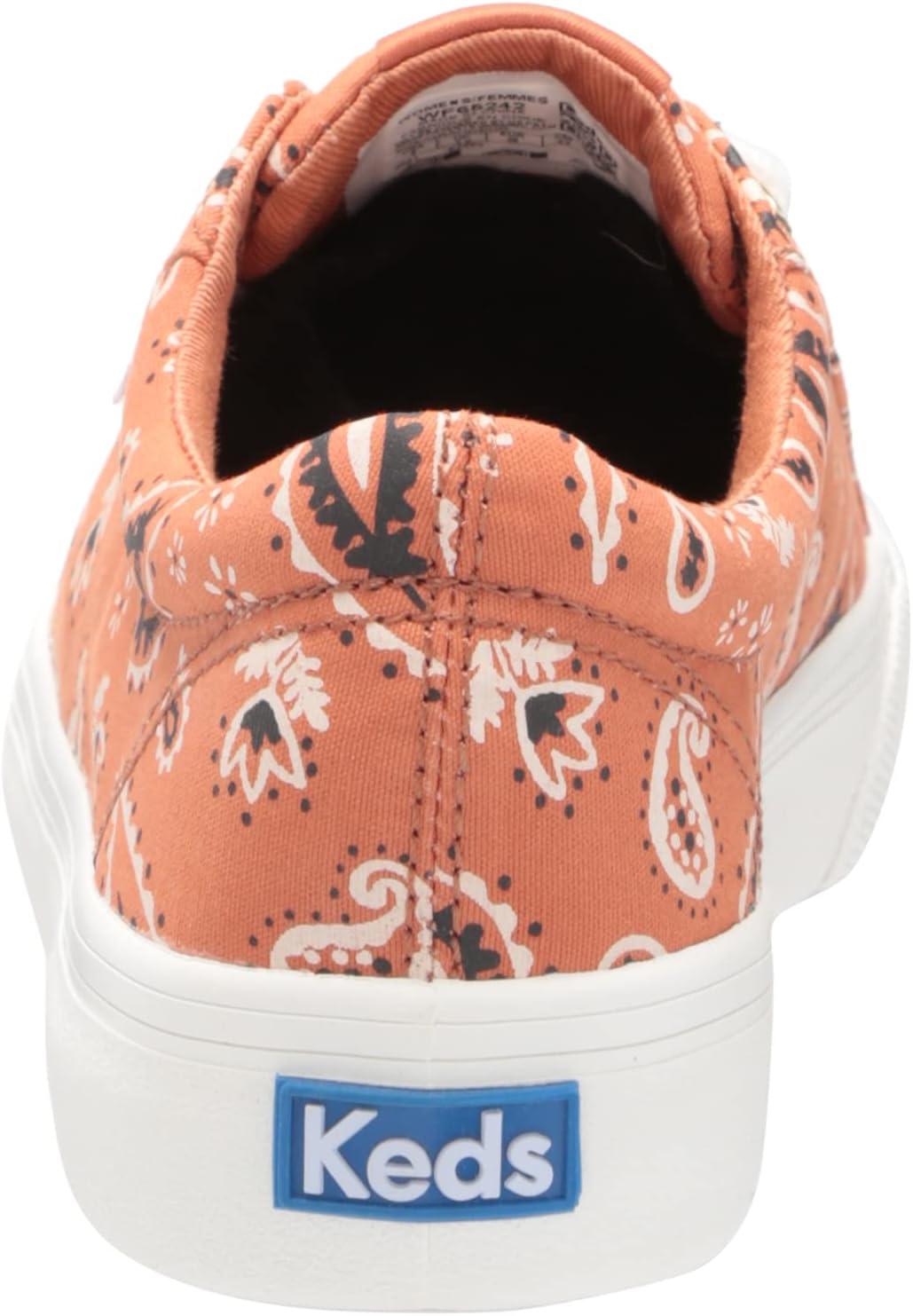 image:imageKeds Womens Jump Kick LeatherSneakerRust Organic Canvas
