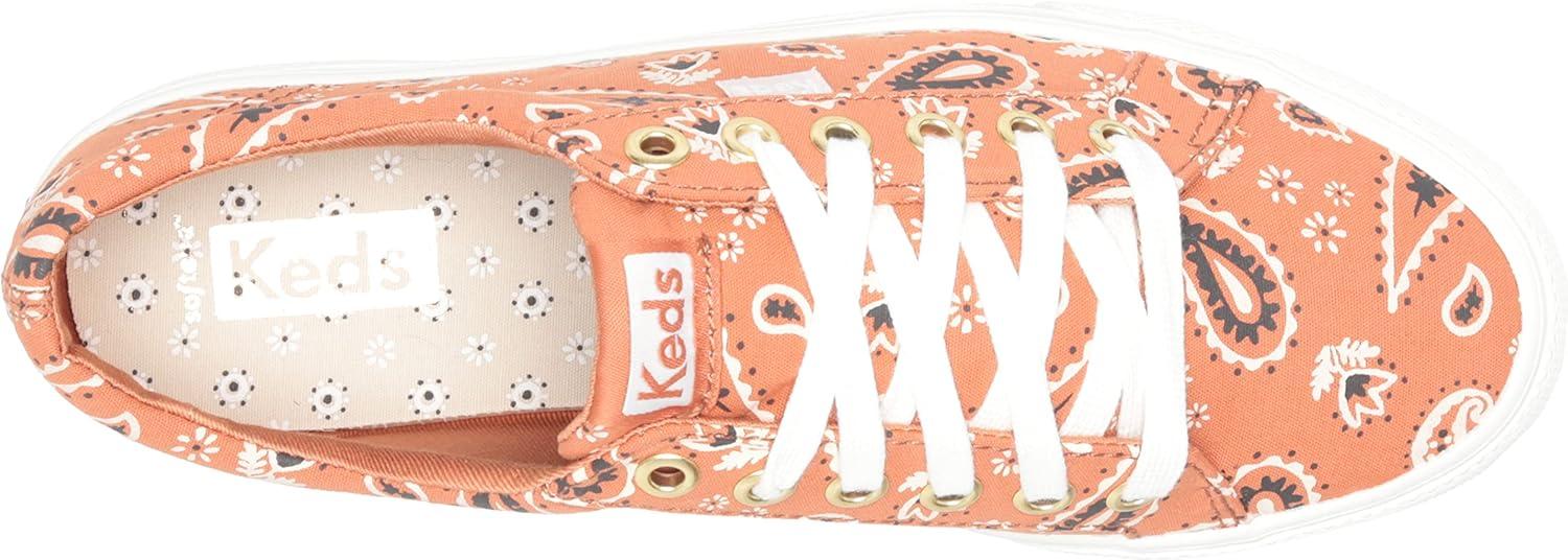 image:imageKeds Womens Jump Kick LeatherSneakerRust Organic Canvas