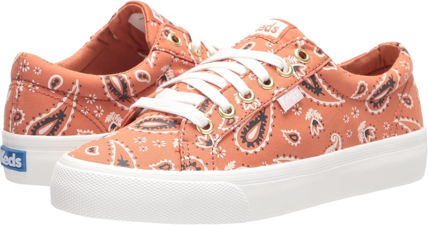 image:imageKeds Womens Jump Kick LeatherSneakerRust Organic Canvas