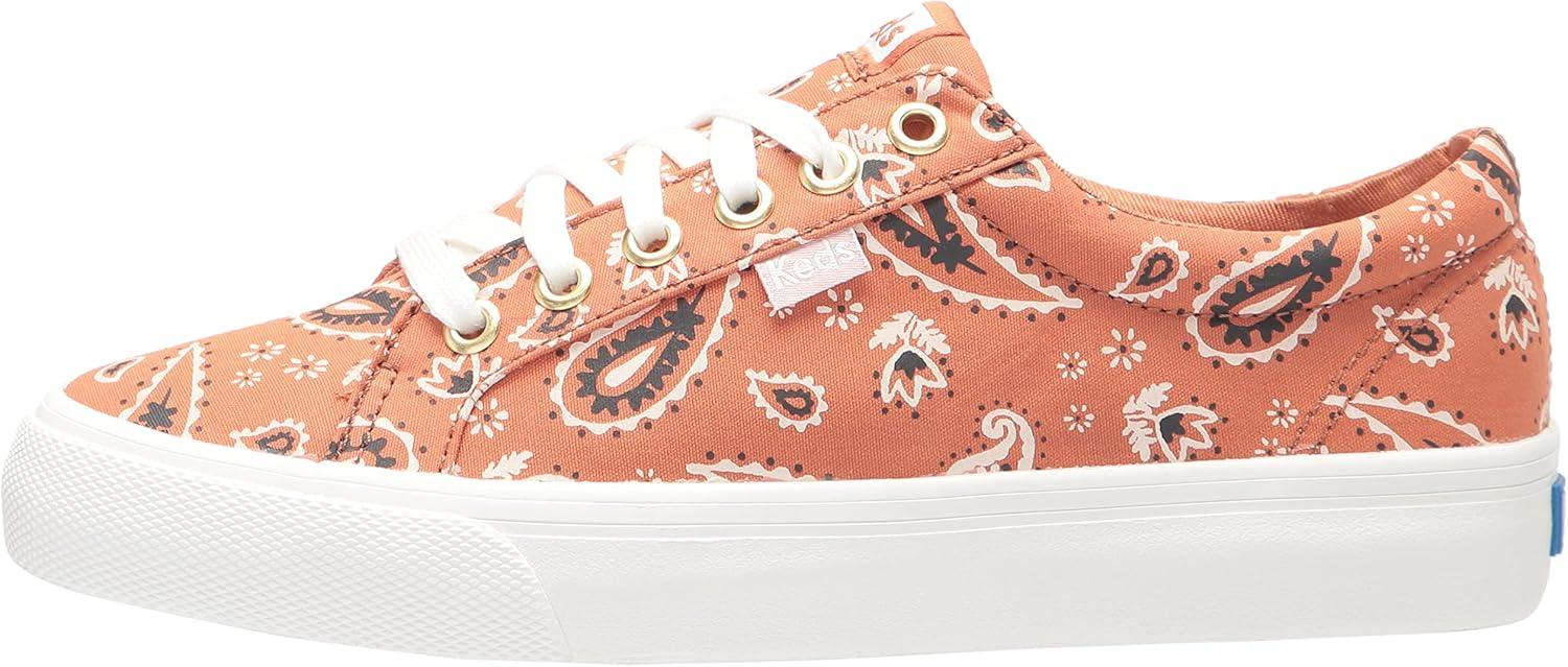 image:imageKeds Womens Jump Kick LeatherSneakerRust Organic Canvas