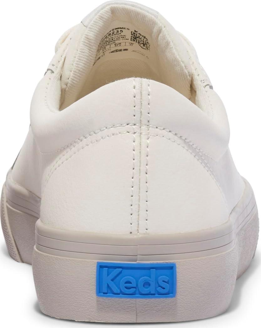 image:imageKeds Womens Jump Kick LeatherSneakerSnow White Leather