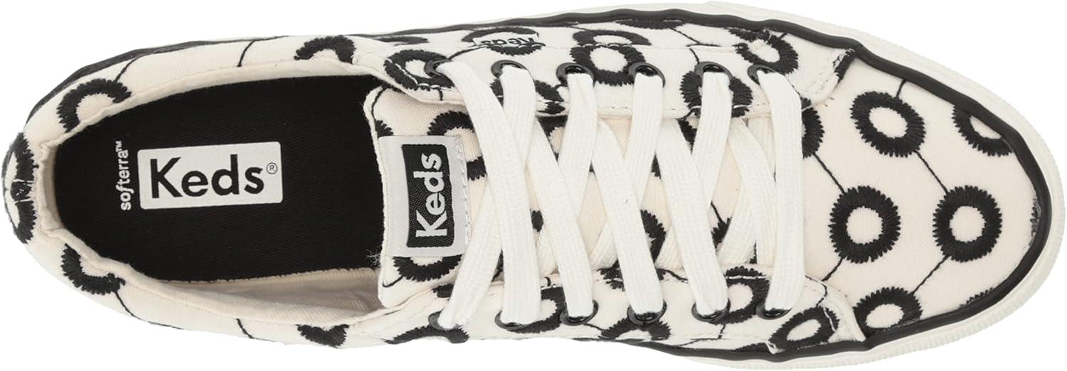 image:imageKeds Womens Jump Kick LeatherSneakerWhiteBlack