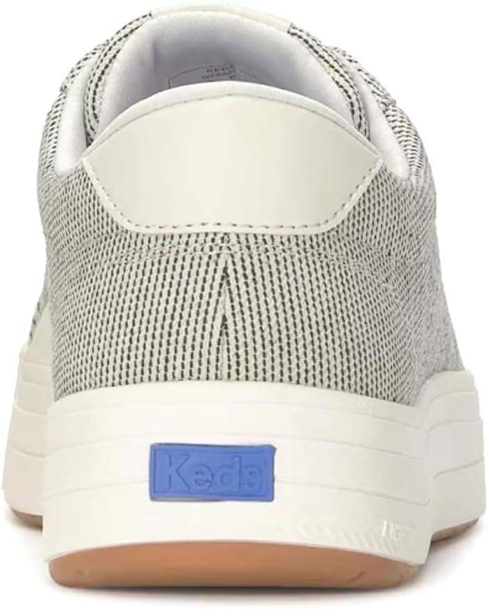 image:imageKeds Womens Park Lace Up SneakersSnow WhiteOatmeal Seed Stripe