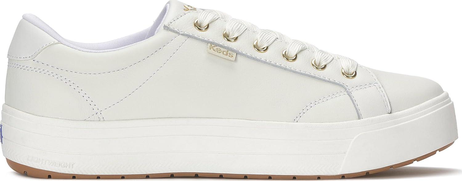 image:imageKeds Womens Park Lace Up SneakersWhite Leather