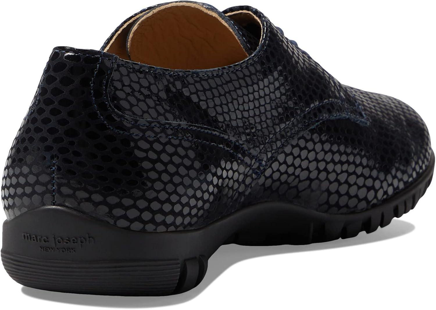 image:imageMarc Joseph New York Womens Golf Genuine Leather Made in Brazil Pacific Lace up Fashion Shoe MoccasinNavy