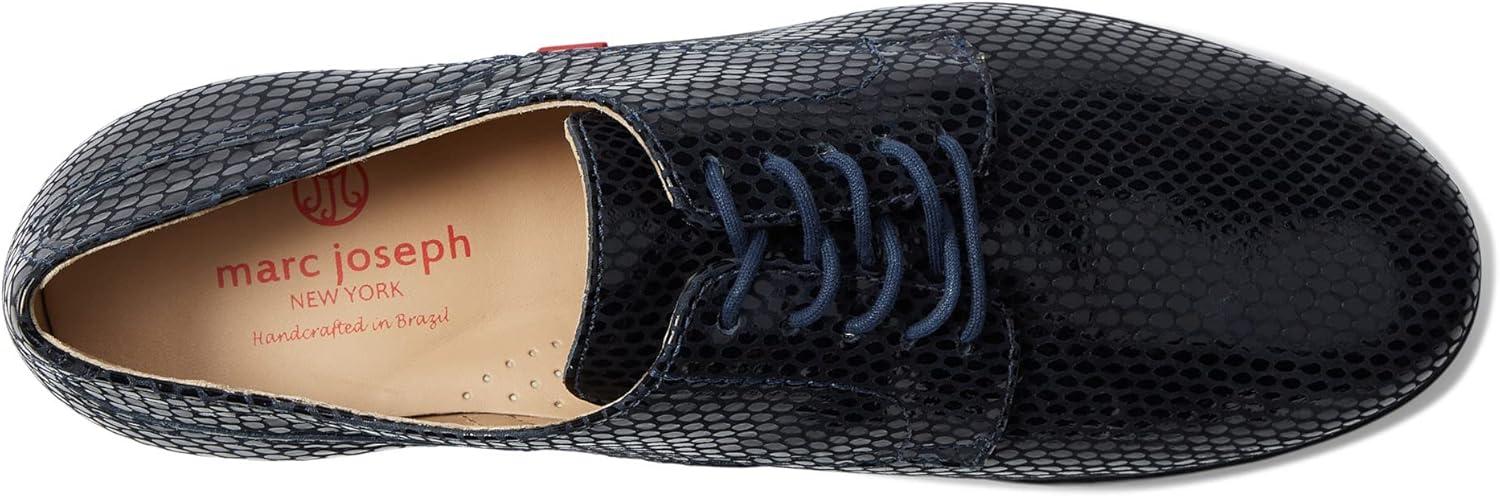 image:imageMarc Joseph New York Womens Golf Genuine Leather Made in Brazil Pacific Lace up Fashion Shoe MoccasinNavy