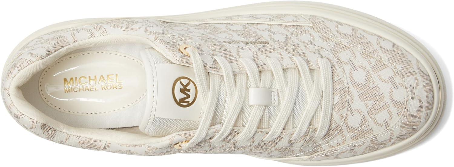 image:imageMichael Michael Kors Hayes LaceUp Shoes for Women Breathable Textile Lining Synthetic Outsole Round Toe Vanilla 95 M
