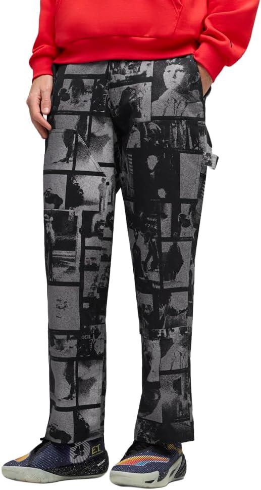 image:imagePUMA Mens Hoops X Et Twill PantsPuma BlackAop