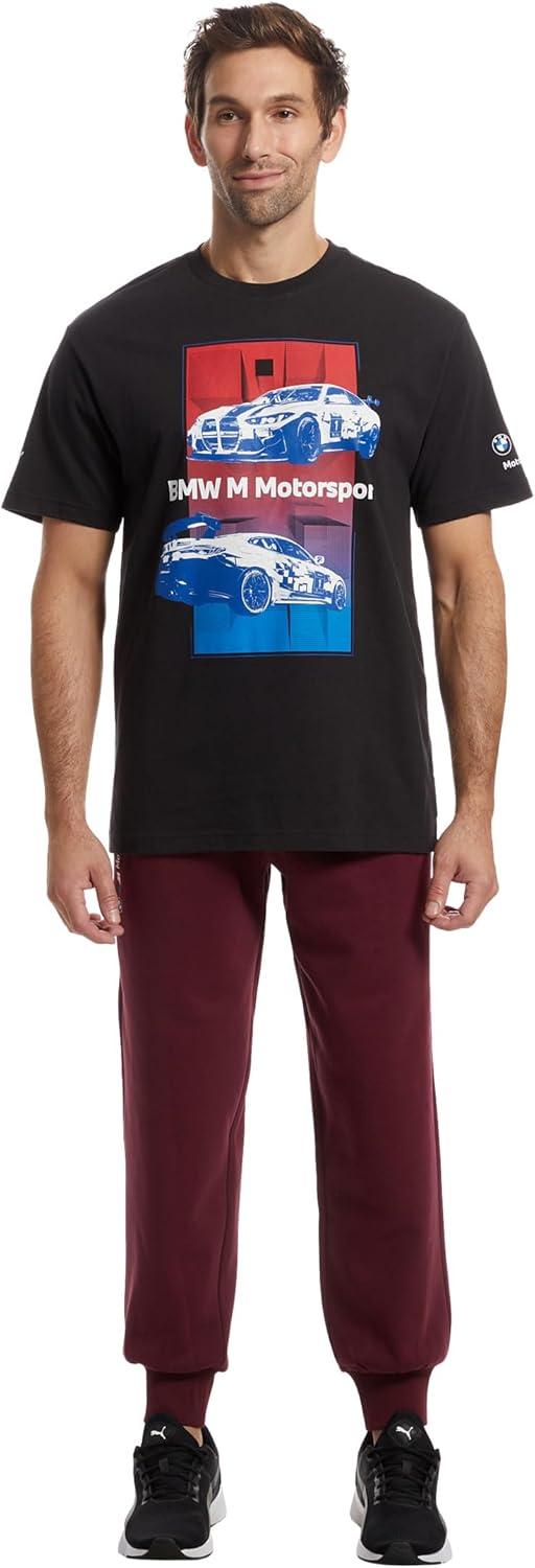 image:imagePUMA Mens Standard BMW M Motorsport Graphic TShirtPuma Black 3ah25