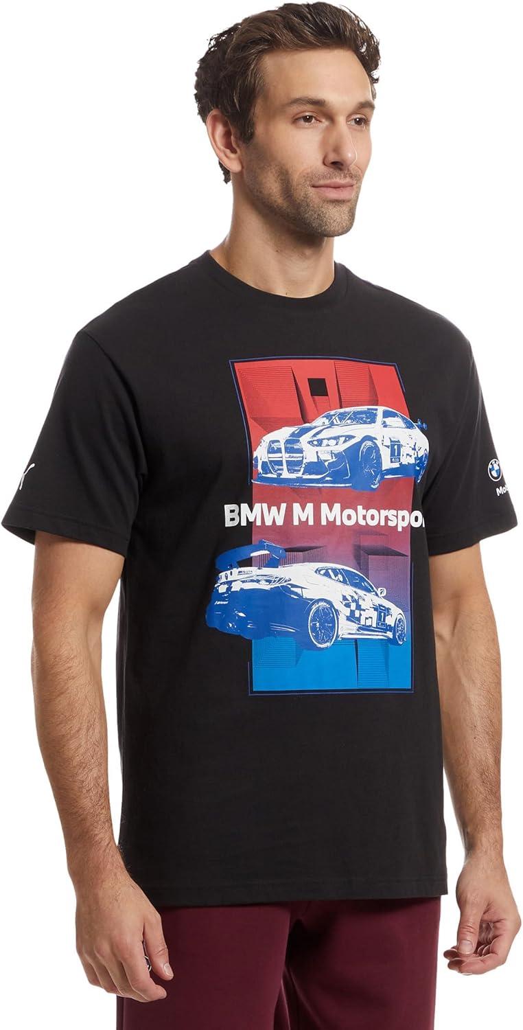image:imagePUMA Mens Standard BMW M Motorsport Graphic TShirtPuma Black 3ah25
