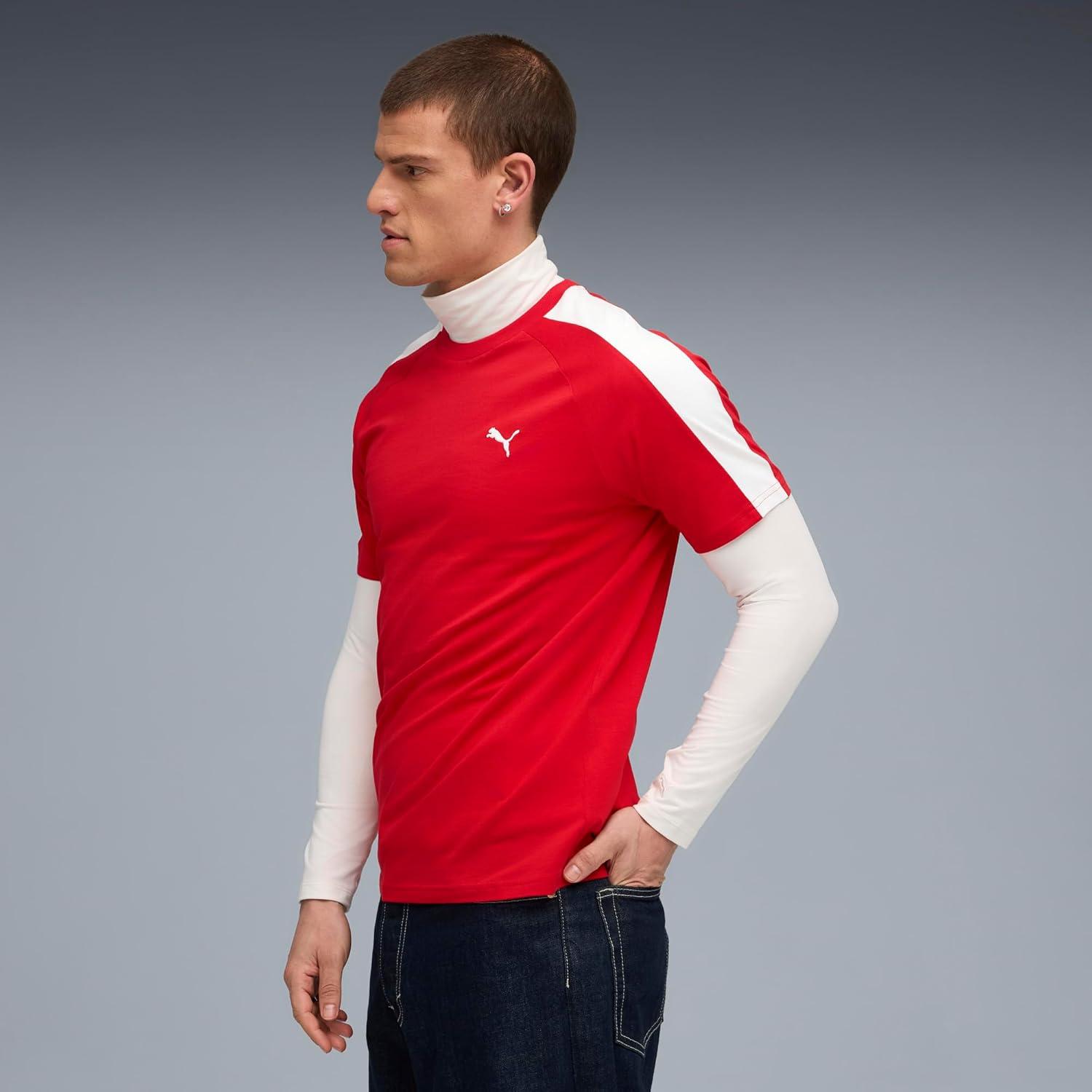 image:imagePUMA Mens T7 Classics TShirtFor All Time Red