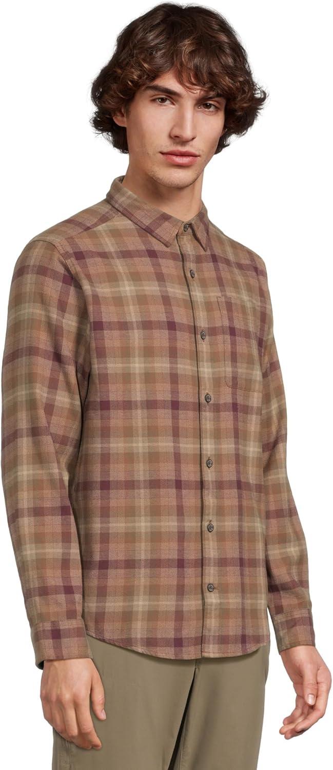 image:imageRoyal Robbins Mens Lieback Organic Cotton Flannel Long SleeveDusty Olive Dipsea Pld