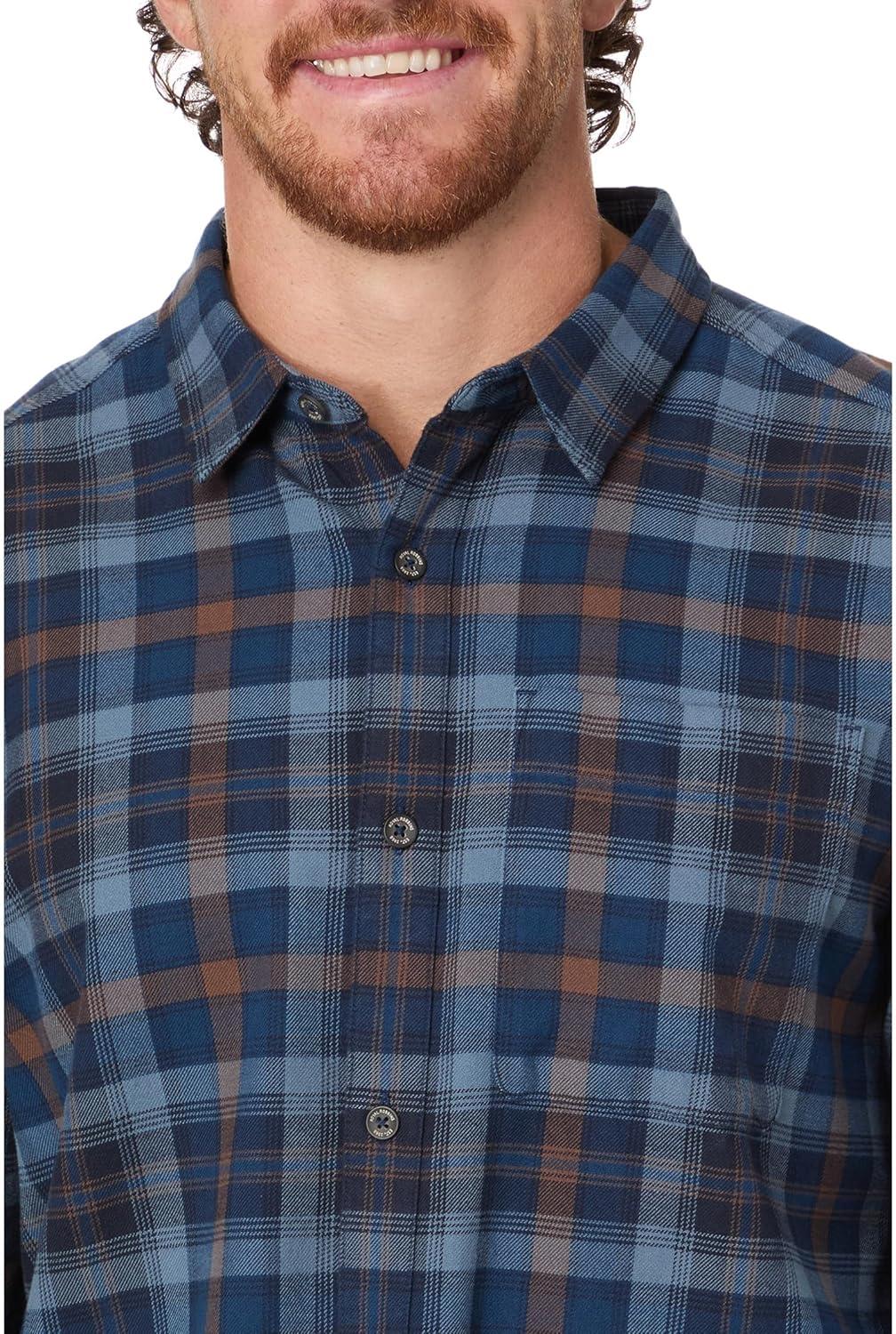 image:imageRoyal Robbins Mens Lieback Organic Cotton Flannel Long SleeveNaval Tahoe Plaid