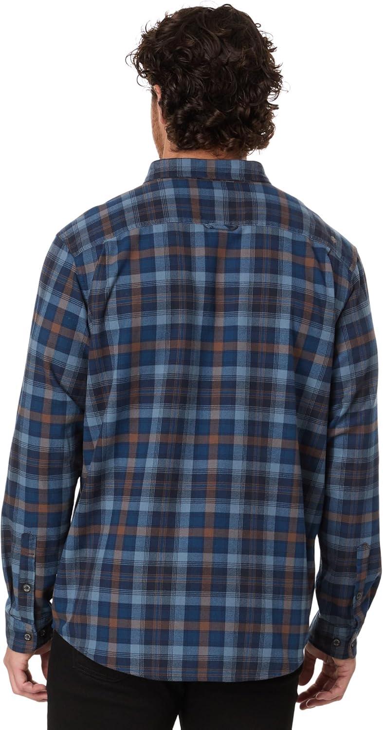 image:imageRoyal Robbins Mens Lieback Organic Cotton Flannel Long SleeveNaval Tahoe Plaid