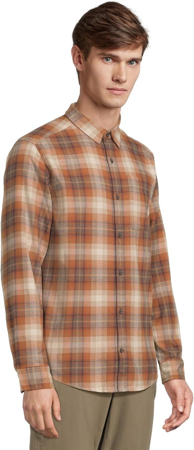 image:imageRoyal Robbins Mens Lieback Organic Cotton Flannel Long SleeveRust Brown Dipsea Pld
