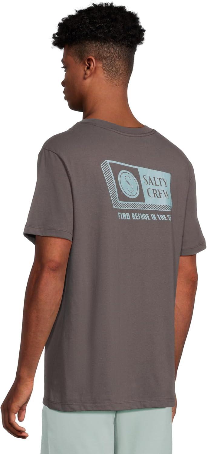 image:imageSalty Crew Mens Alphabet Short Sleeve TeeCharcoal