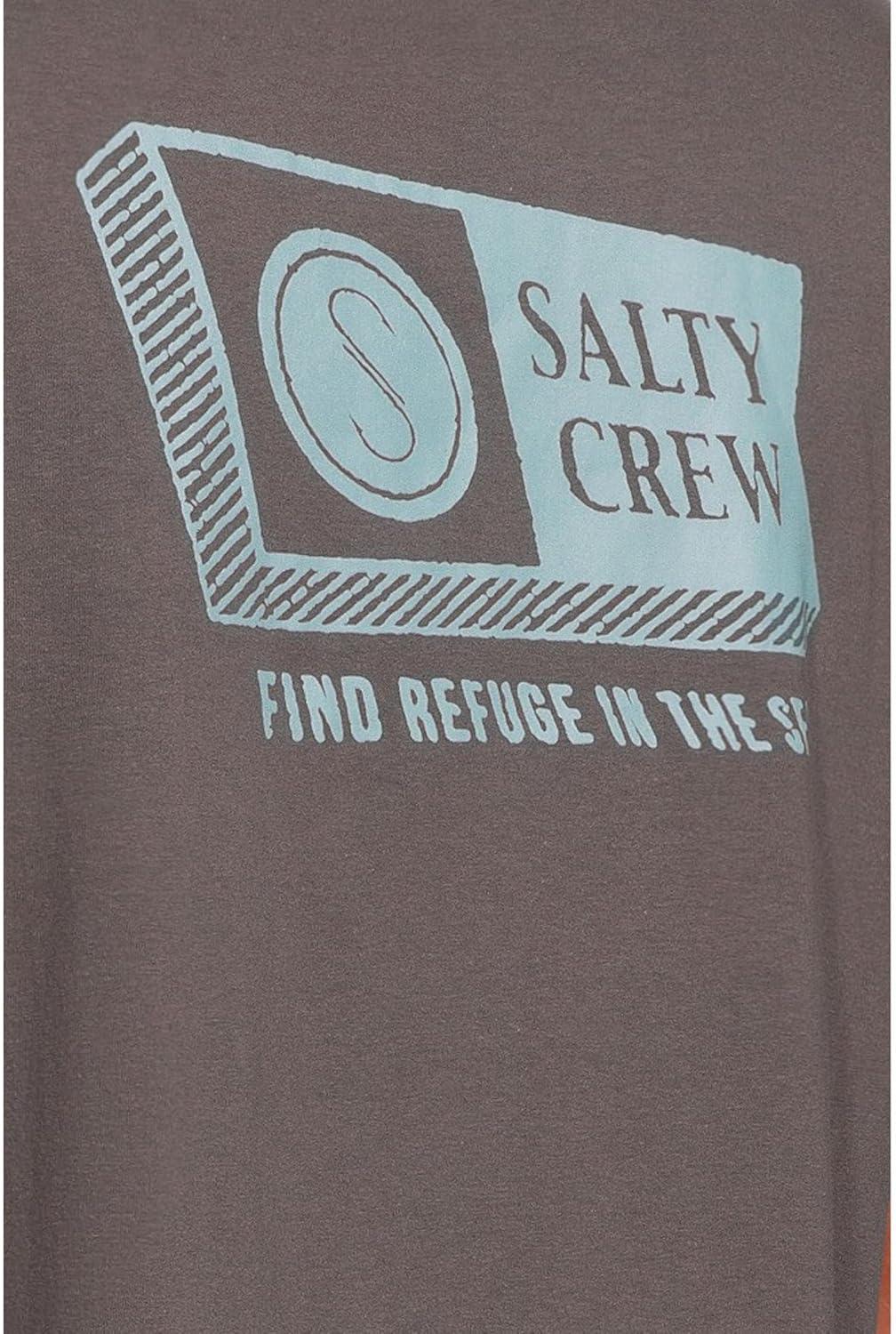 image:imageSalty Crew Mens Alphabet Short Sleeve TeeCharcoal