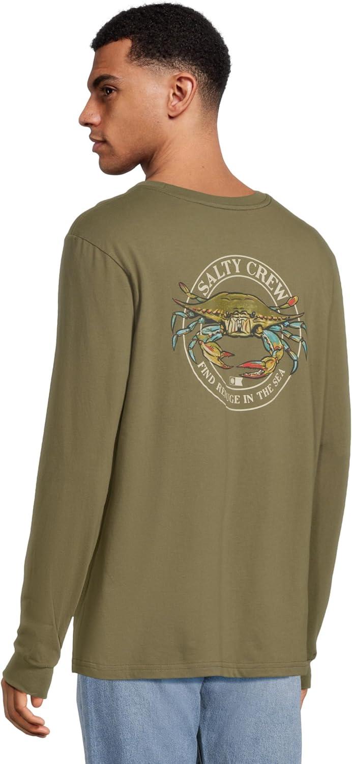 image:imageSalty Crew Mens Jimmy Long Sleeve TeeDusty Olive