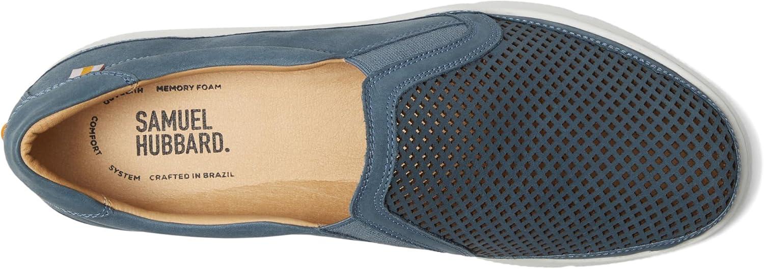 image:imageSamuel Hubbard Womens Featherlight Laguna SliponSteel Blue Nubuck