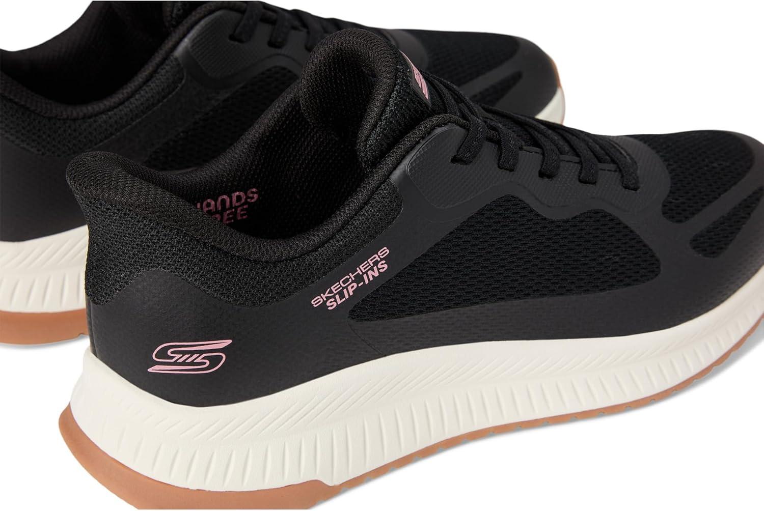 image:imageSkechers Womens Hands Free Slipins Bobs Squad 4 Staple LookBlack