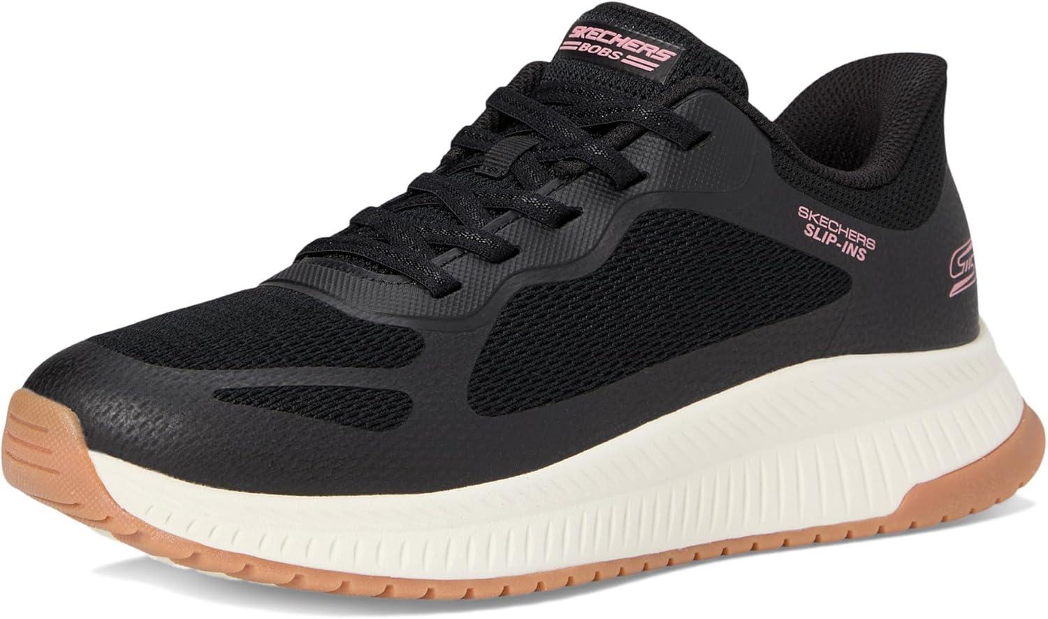 image:imageSkechers Womens Hands Free Slipins Bobs Squad 4 Staple LookBlack