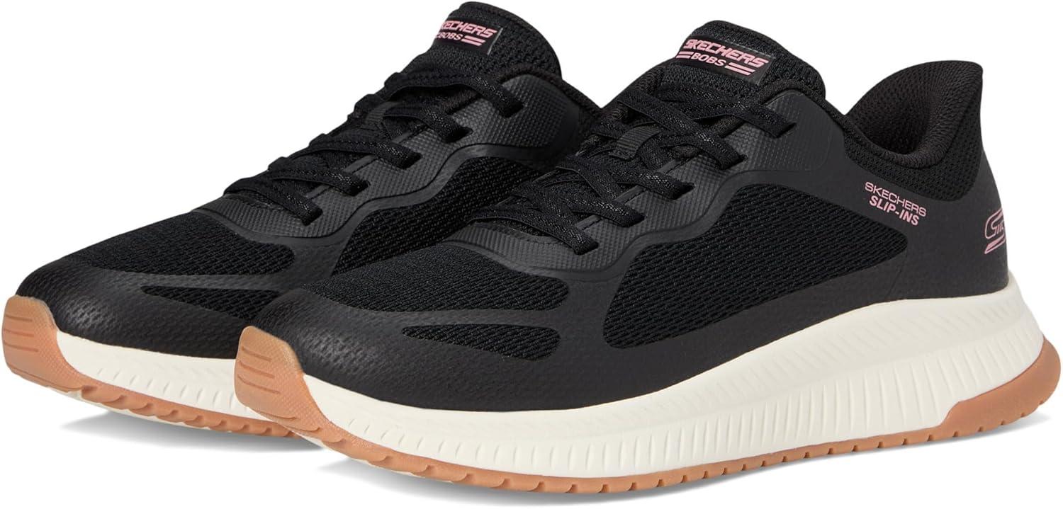 image:imageSkechers Womens Hands Free Slipins Bobs Squad 4 Staple LookBlack
