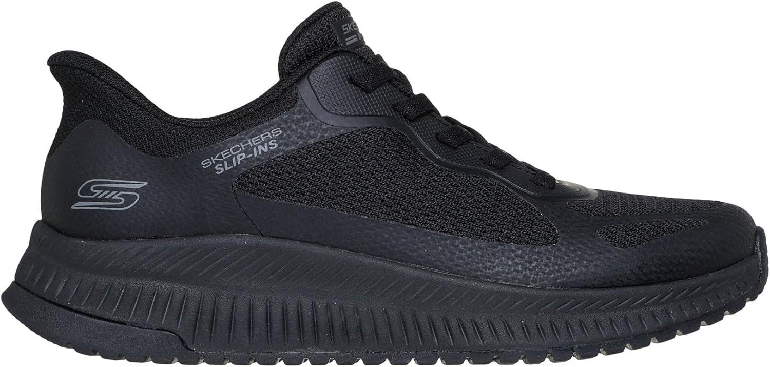 image:imageSkechers Womens Hands Free Slipins Bobs Squad 4 Staple LookBlackBlack