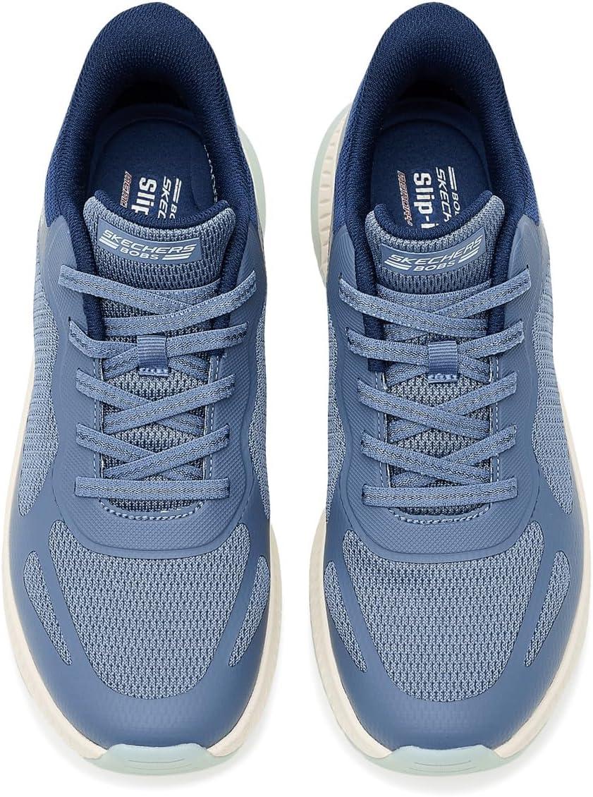 image:imageSkechers Womens Hands Free Slipins Bobs Squad 4 Staple LookBlue Multi