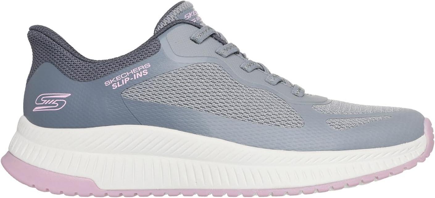 image:imageSkechers Womens Hands Free Slipins Bobs Squad 4 Staple LookGrey Multi