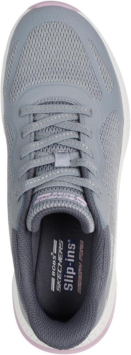 image:imageSkechers Womens Hands Free Slipins Bobs Squad 4 Staple LookGrey Multi