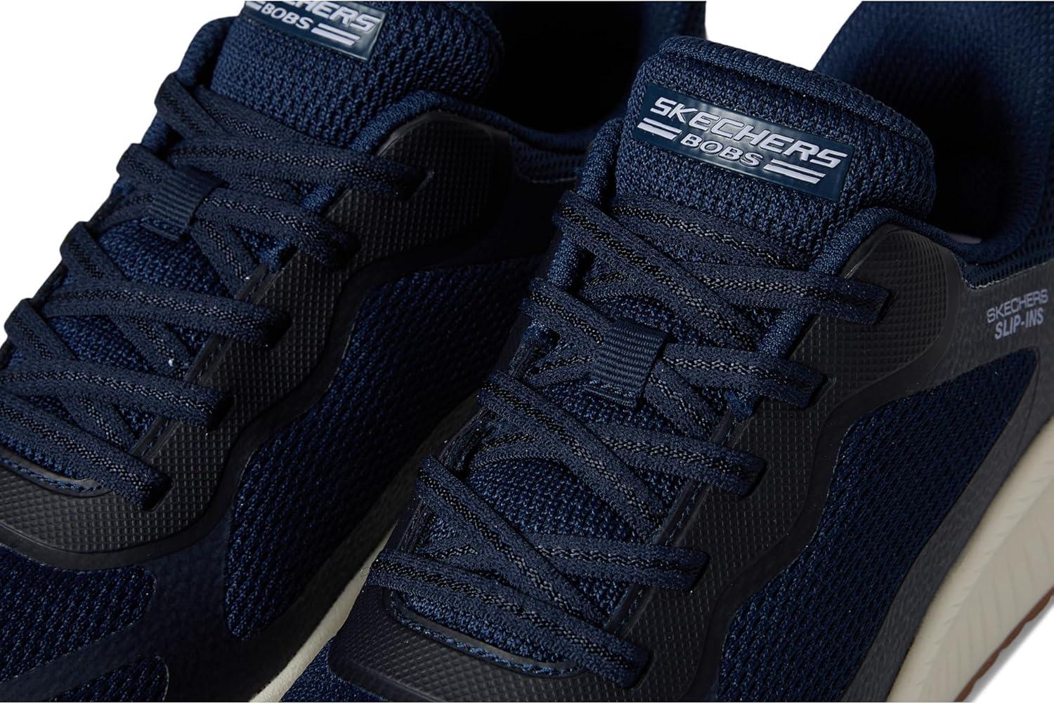 image:imageSkechers Womens Hands Free Slipins Bobs Squad 4 Staple LookNavy Mesh