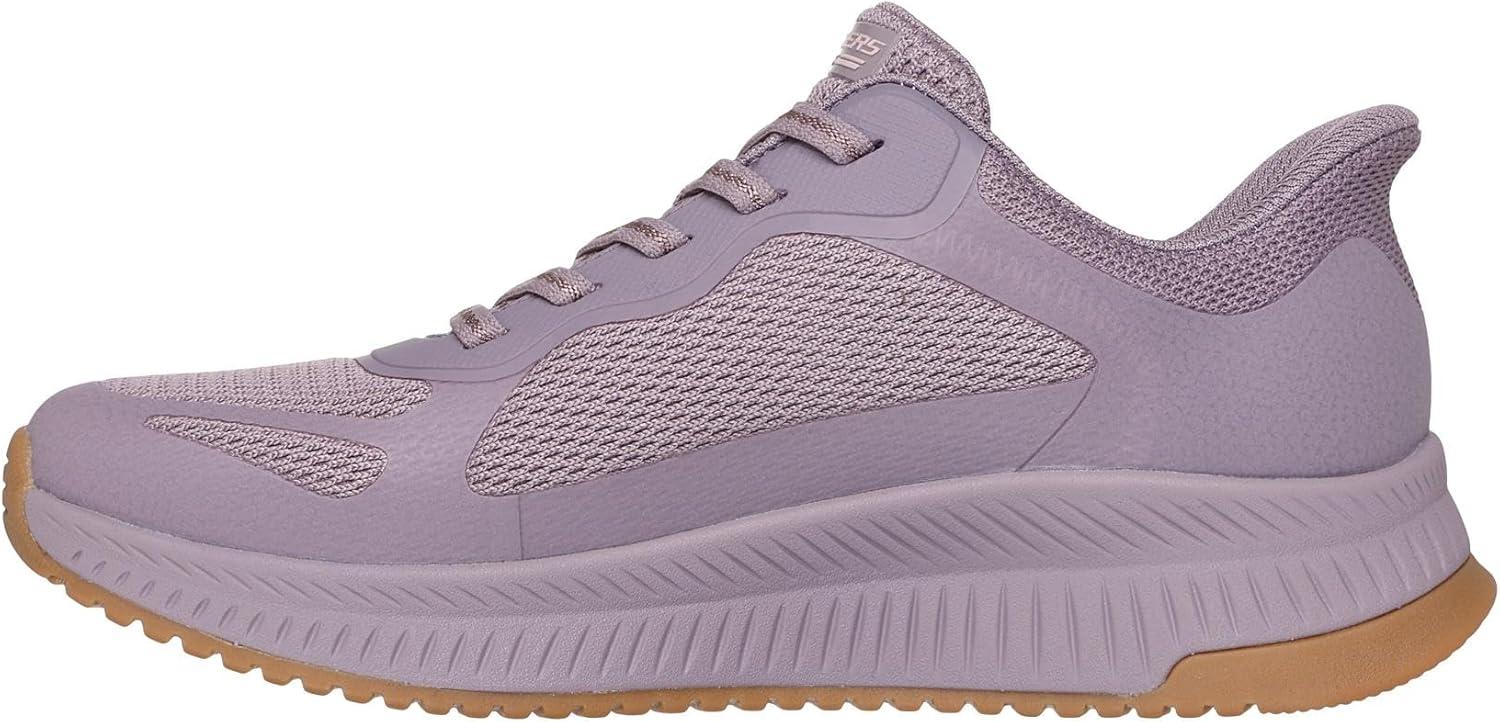 image:imageSkechers Womens Hands Free Slipins Bobs Squad 4 Staple LookPettrot Purrple