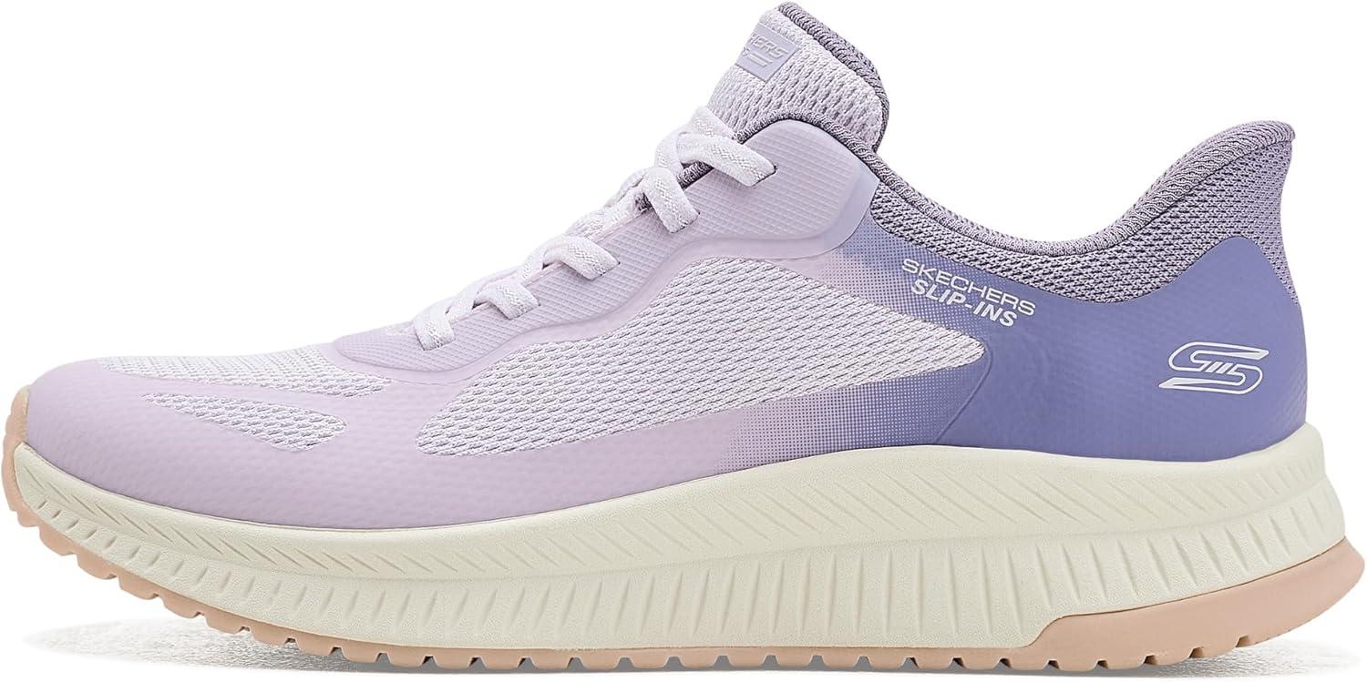 image:imageSkechers Womens Hands Free Slipins Bobs Squad 4 Staple LookPurple Multi