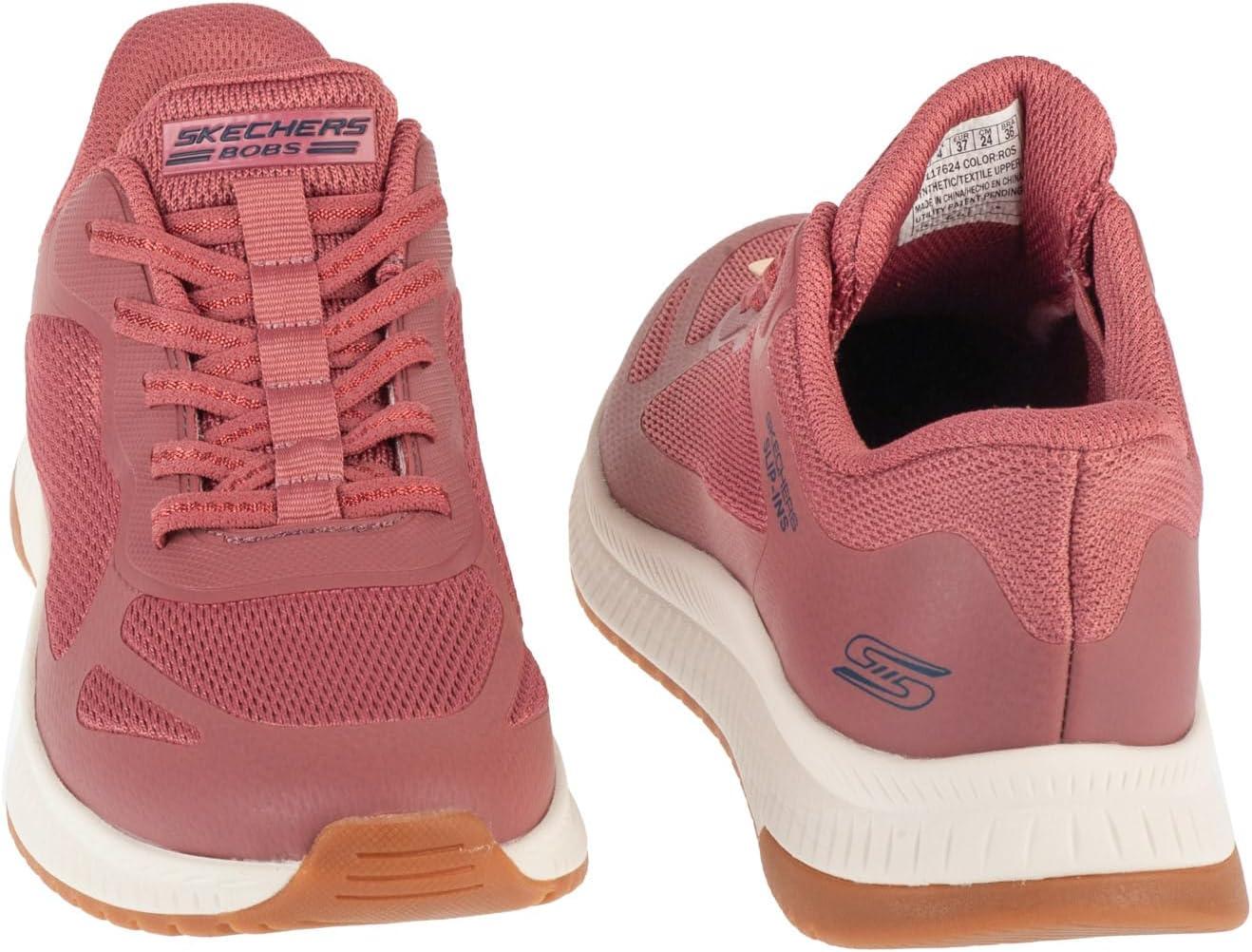 image:imageSkechers Womens Hands Free Slipins Bobs Squad 4 Staple LookRose