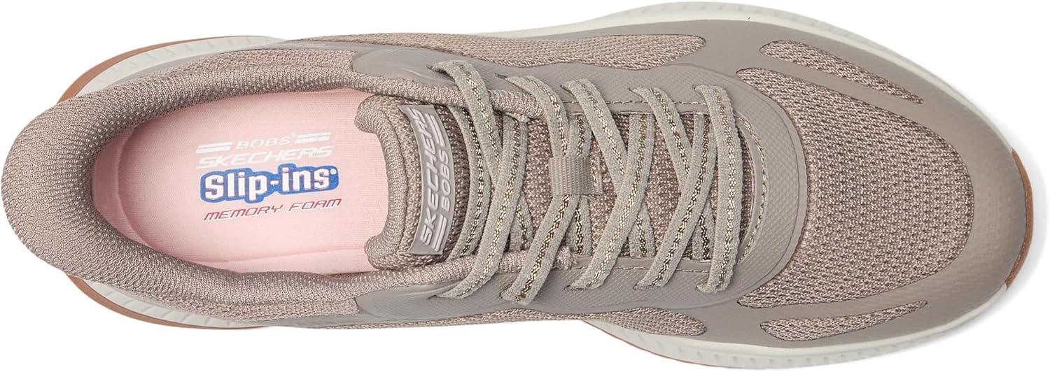 image:imageSkechers Womens Hands Free Slipins Bobs Squad 4 Staple LookTaupe