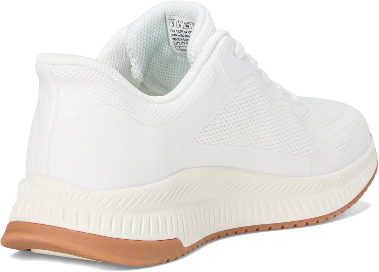 image:imageSkechers Womens Hands Free Slipins Bobs Squad 4 Staple LookWhite