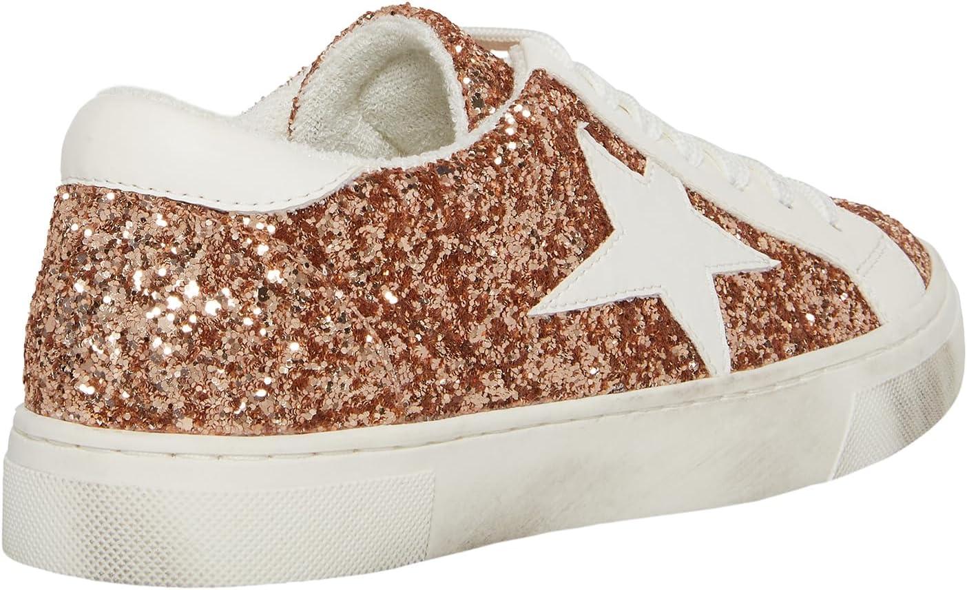 image:imageSteve Madden Womens Rezume SneakerRose Gold Glitter