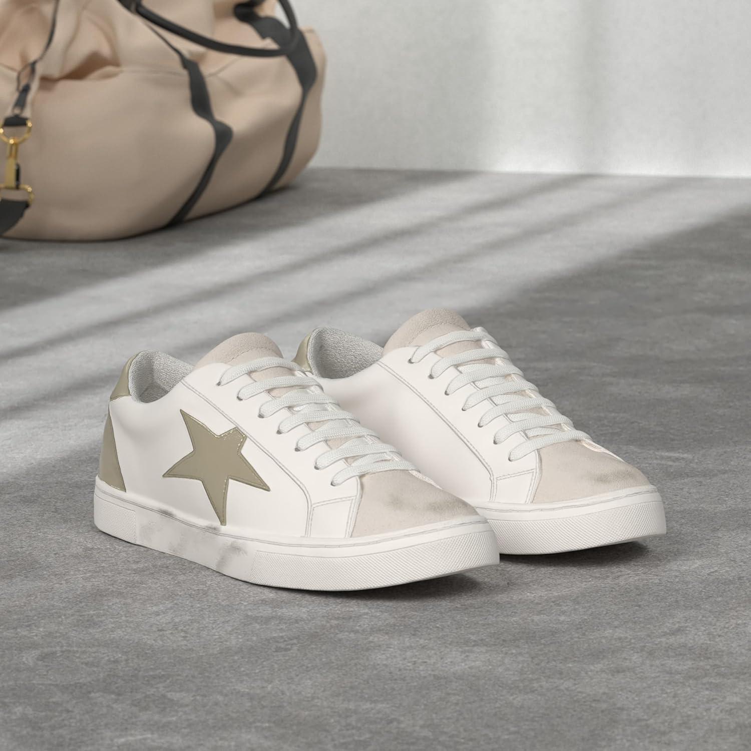 image:imageSteve Madden Womens Rezume SneakerWhiteGold