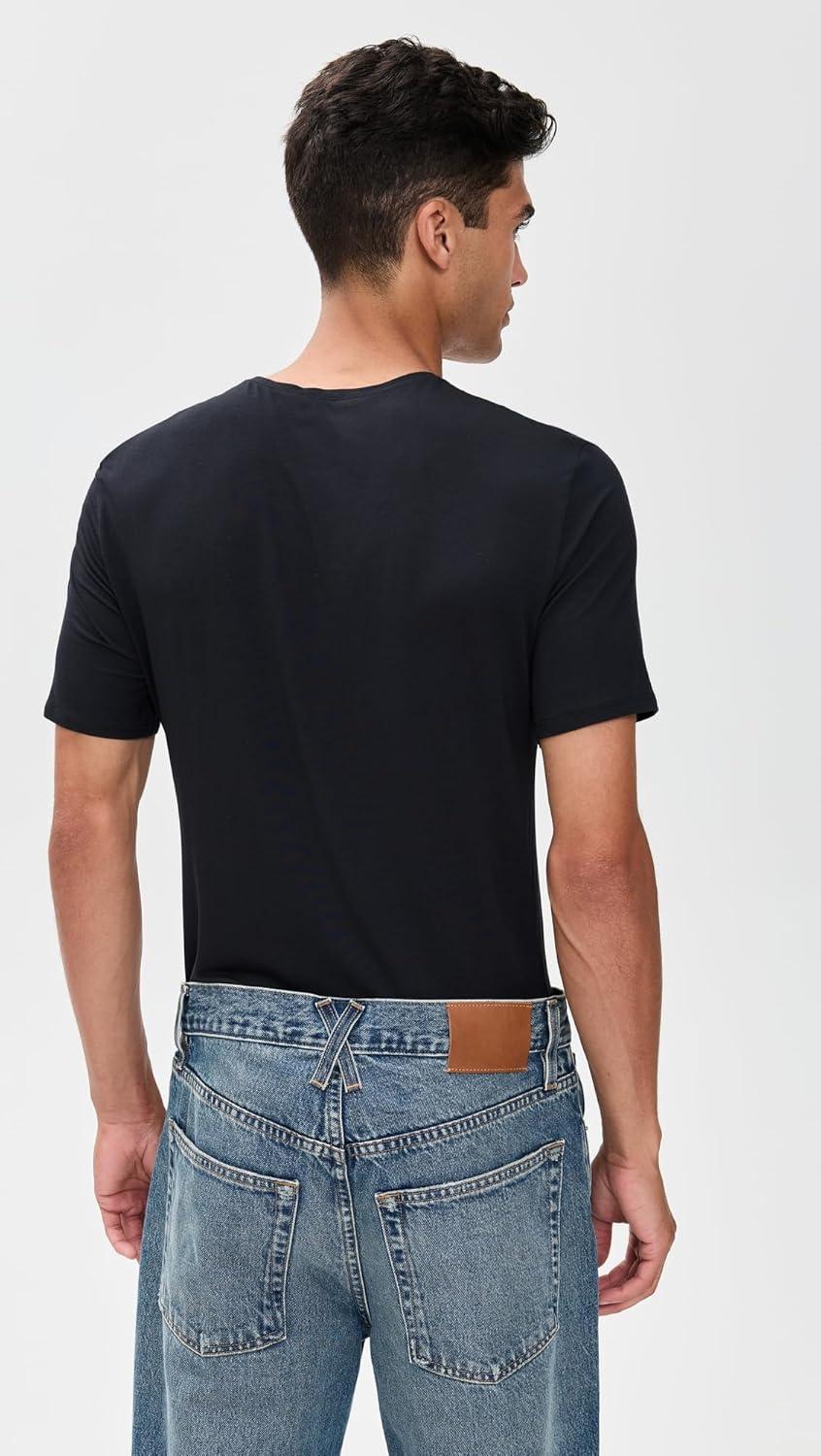 image:imageTommy John Mens Crew Neck StayTucked Undershirt 3PackBlack