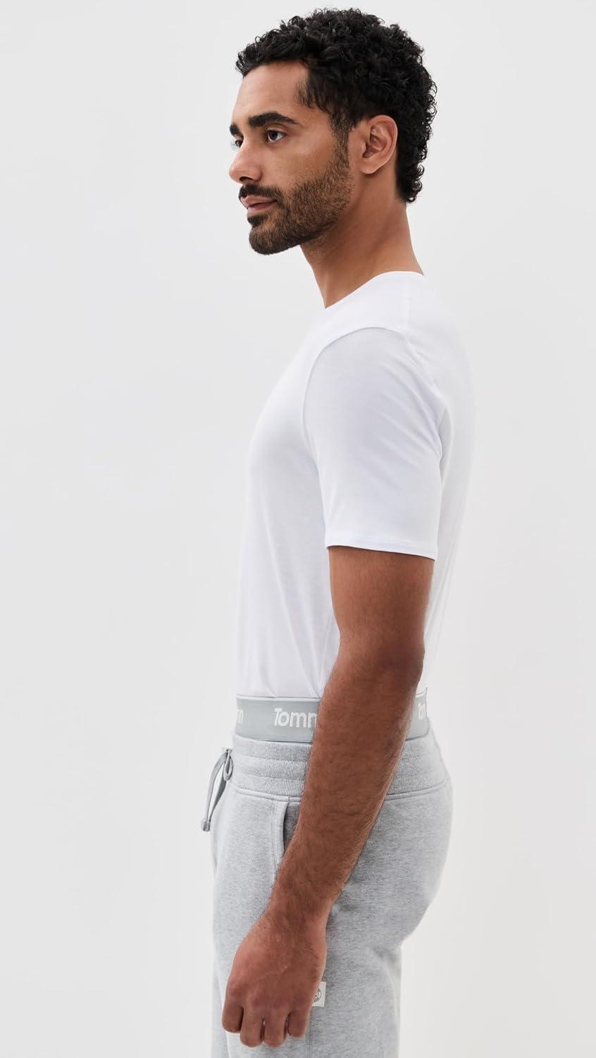 image:imageTommy John Mens Crew Neck StayTucked Undershirt 3PackWhite