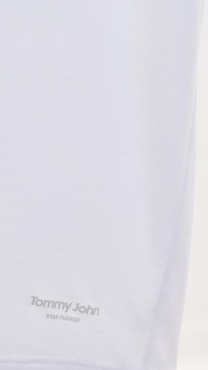 image:imageTommy John Mens Crew Neck StayTucked Undershirt 3PackWhite