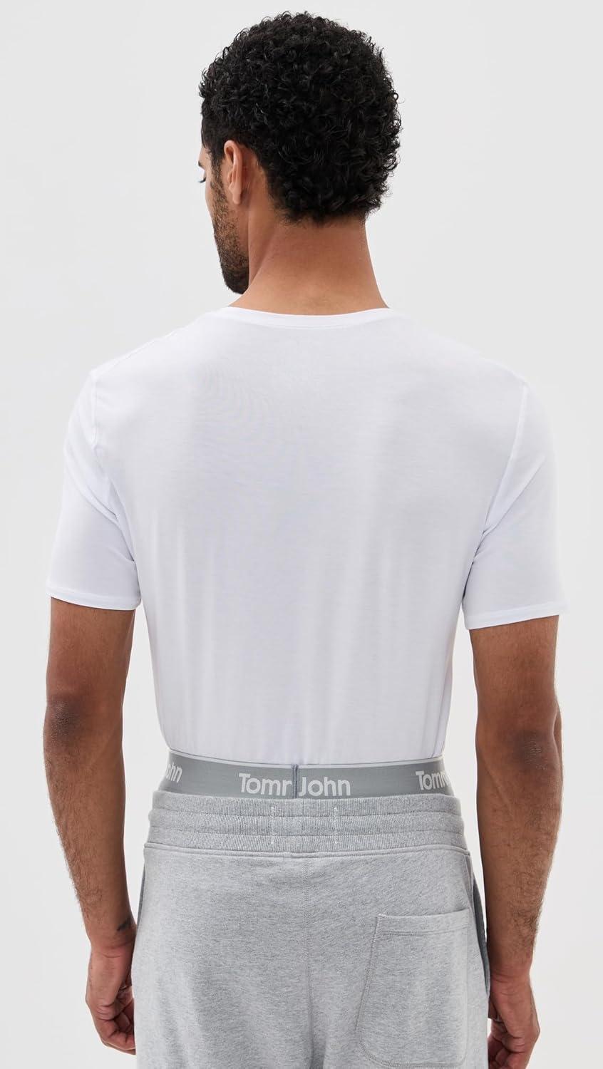image:imageTommy John Mens Crew Neck StayTucked Undershirt 3PackWhite