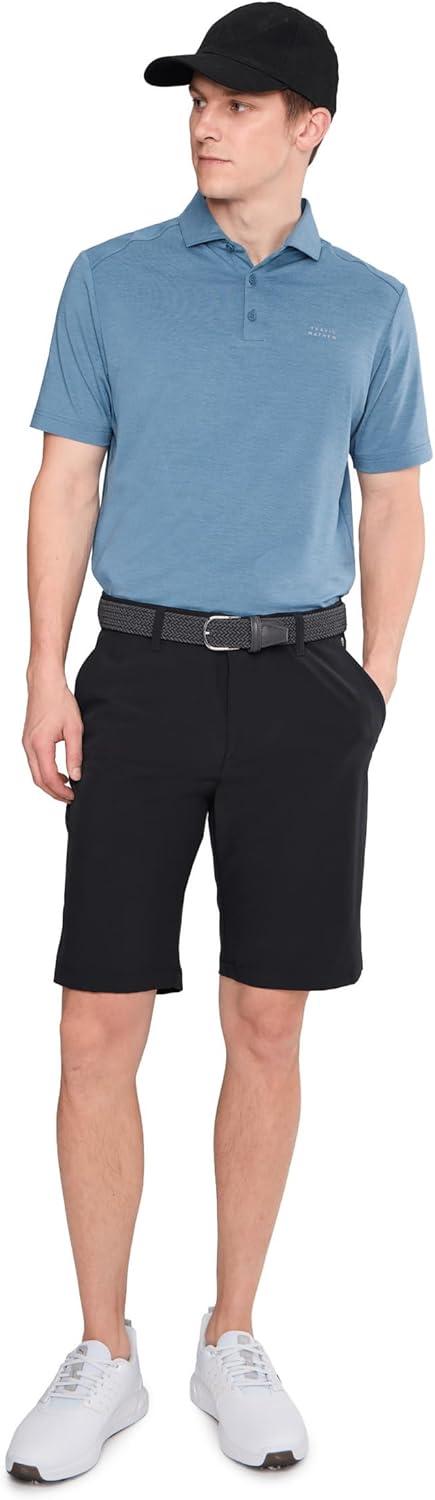 image:imageTravisMathew Mens Heater Active PoloBlue Horizon