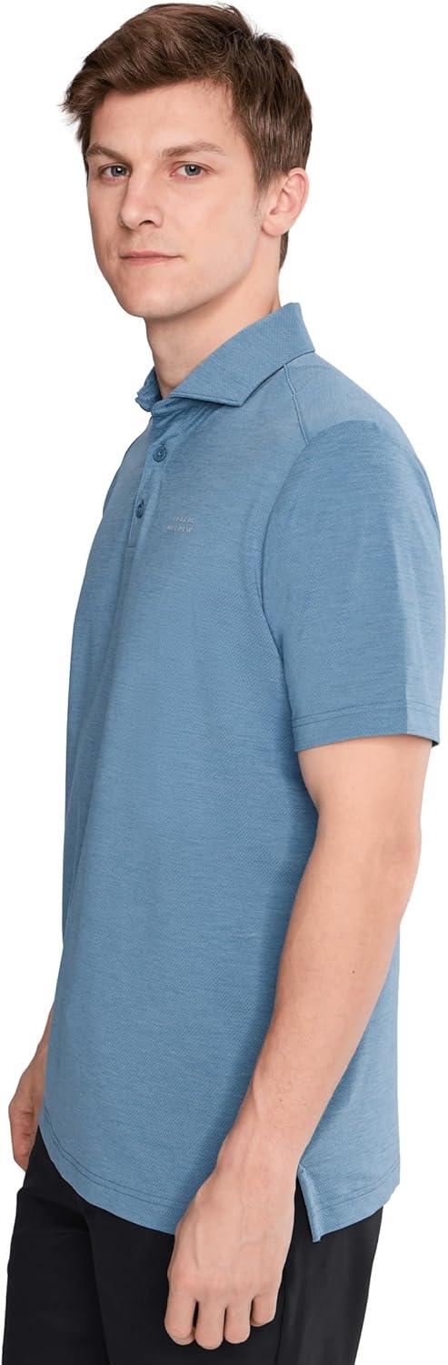image:imageTravisMathew Mens Heater Active PoloBlue Horizon