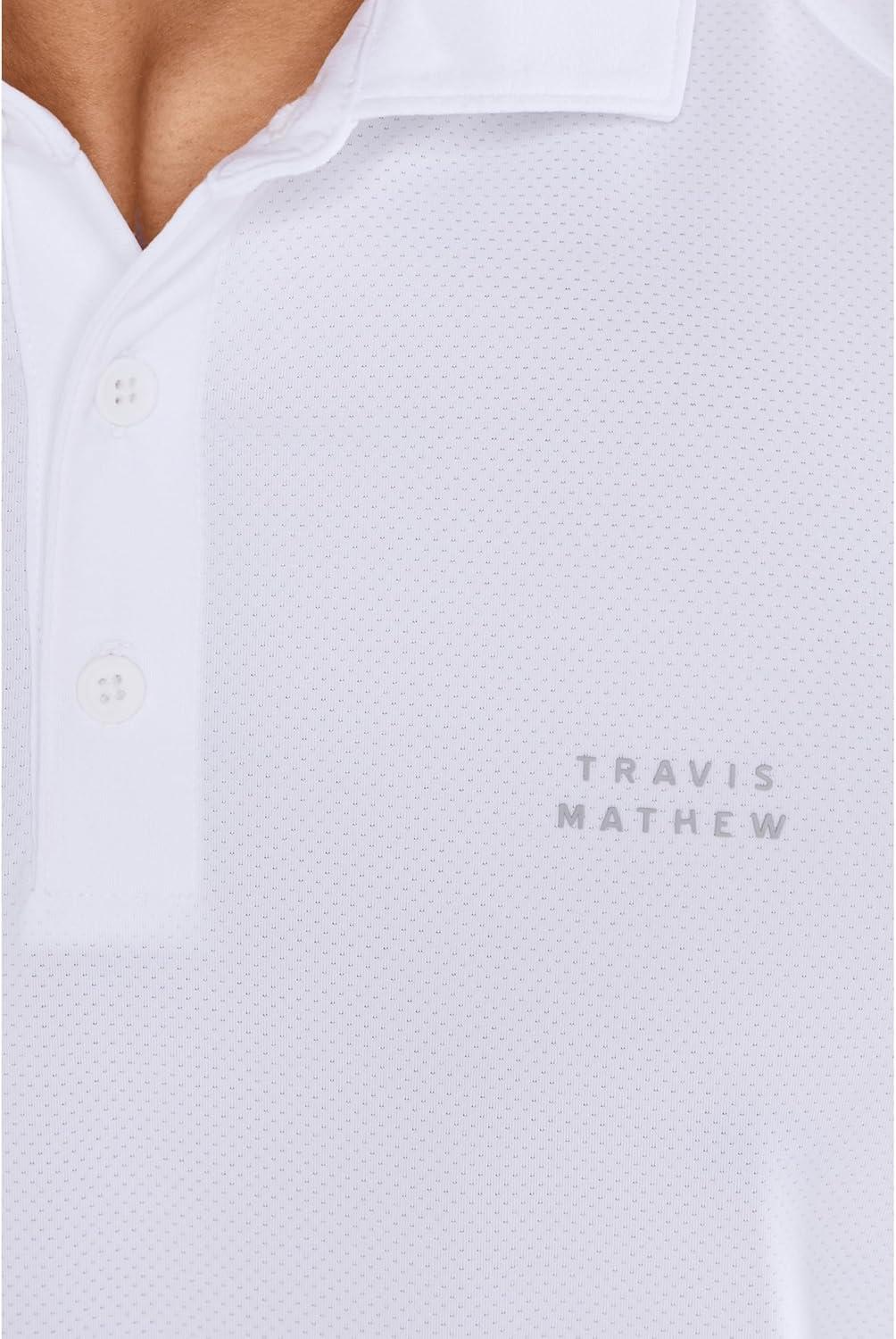 image:imageTravisMathew Mens Heater Active PoloWhite