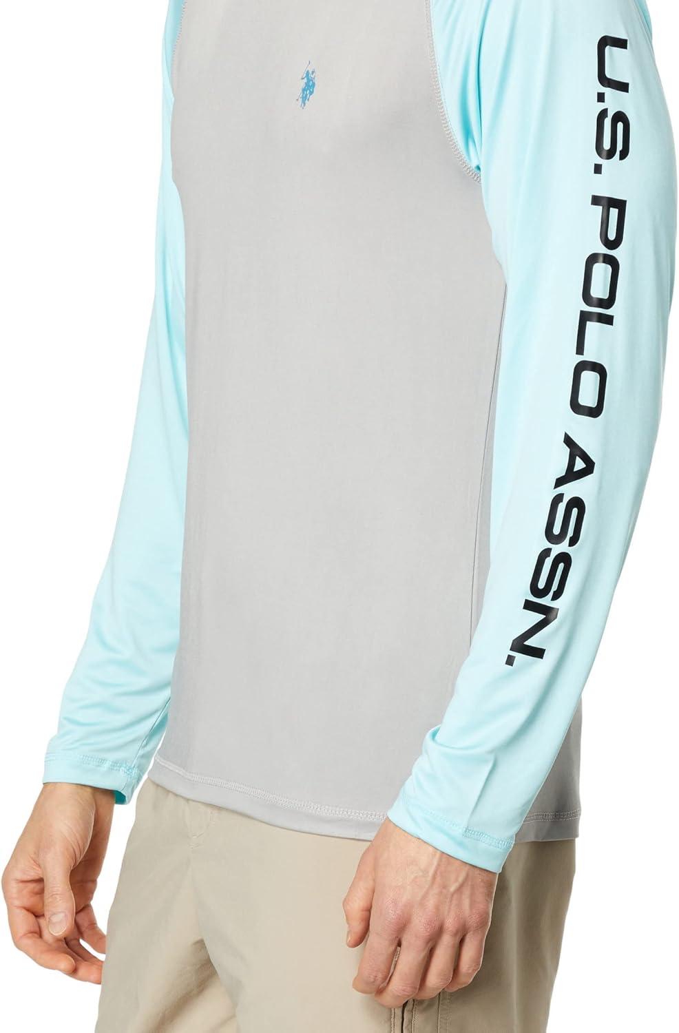 image:imageUS POLO ASSN Long Sleeve UV Top Vapor Grey LG