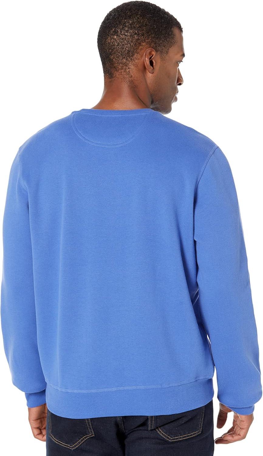 image:imageUS Polo Assn mens Long Sleeve Popover Crew Neck Fleece SweatshirtDazzling Blue