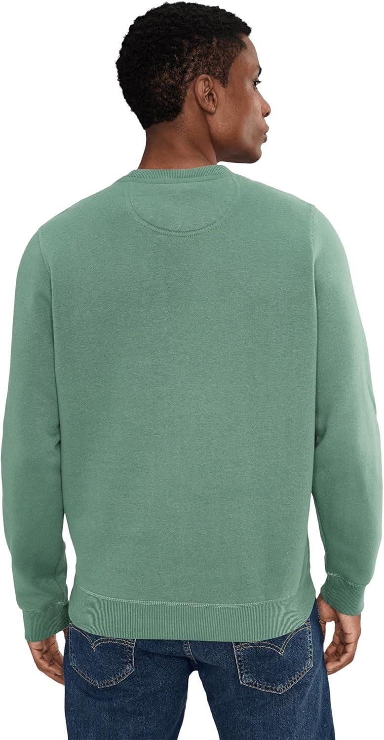 image:imageUS Polo Assn mens Long Sleeve Popover Crew Neck Fleece SweatshirtEvening Cactus