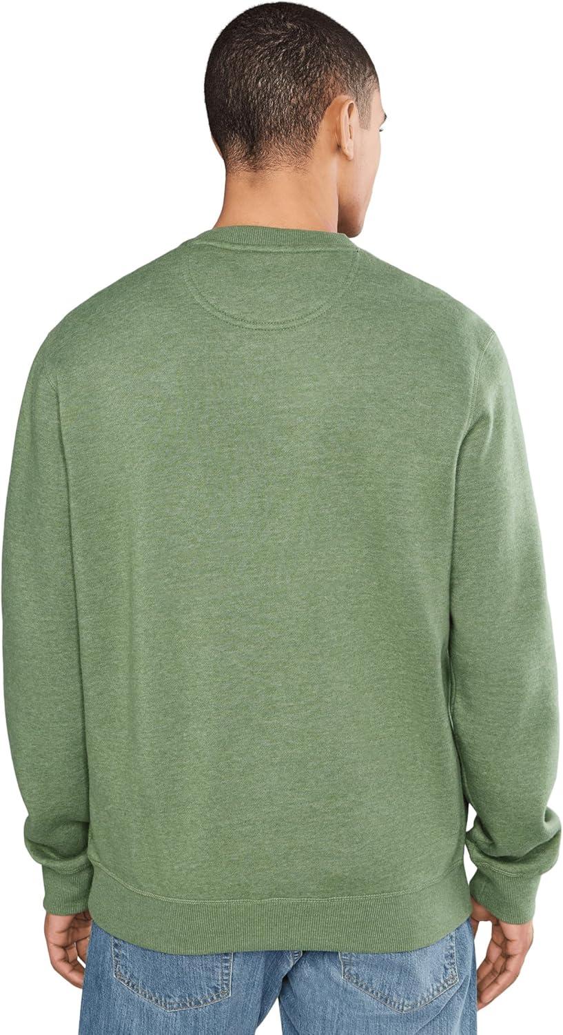 image:imageUS Polo Assn mens Long Sleeve Popover Crew Neck Fleece SweatshirtMoss Mountain Heather