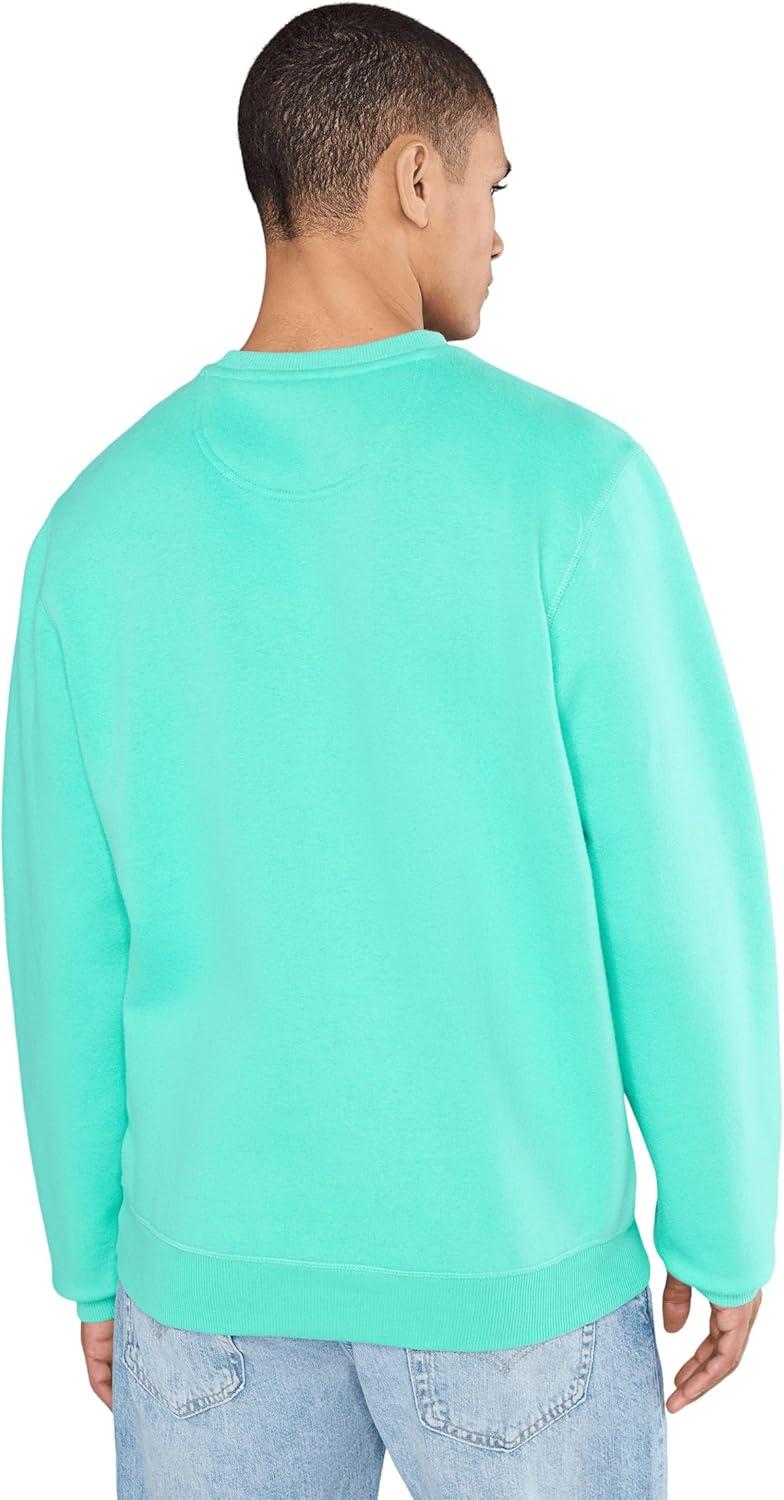 image:imageUS Polo Assn mens Long Sleeve Popover Crew Neck Fleece SweatshirtPeaceful Blue